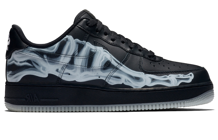 【代購】Nike Air Force 1 '07 Qs 'Black Skeleton'