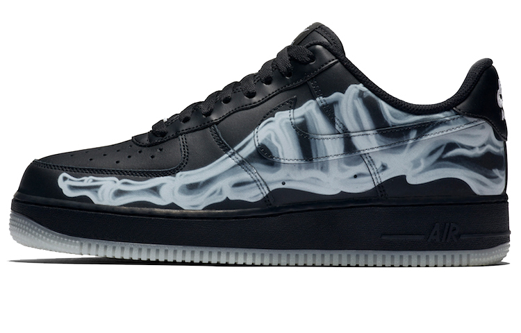 【代購】Nike Air Force 1 '07 Qs 'Black Skeleton'