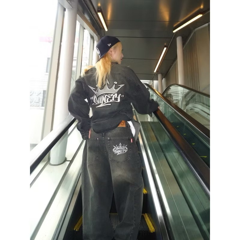 9090 ダークイエロー デニム ワイドレッグパンツ 9090 ダークイエロー デニム ワイドレッグパンツ - メルカリ