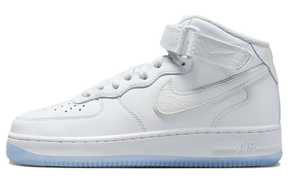【代購】Nike Air Force 1 Mid White Snakeskin Ice Women's