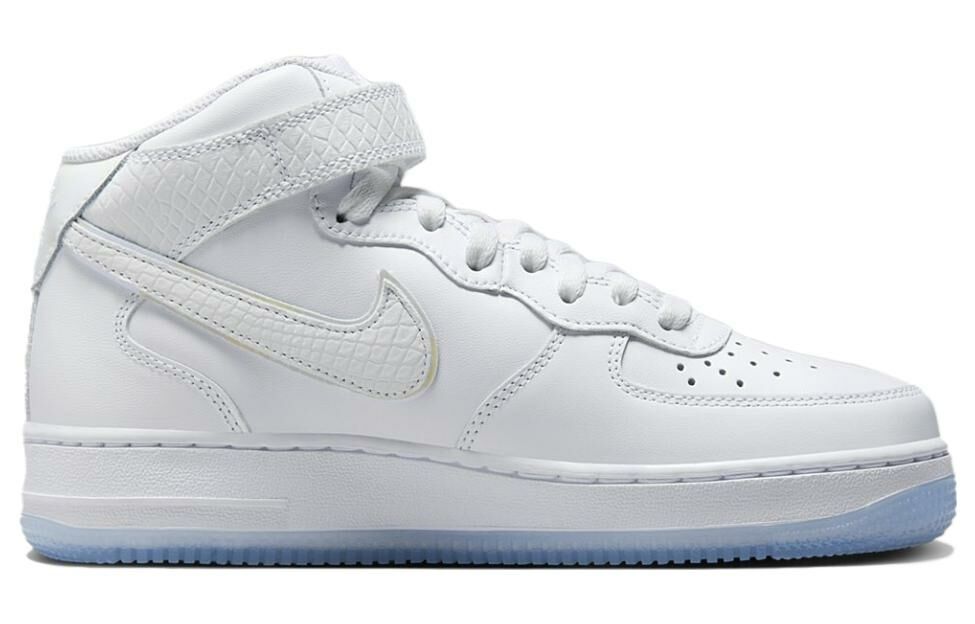 【代購】Nike Air Force 1 Mid White Snakeskin Ice Women's