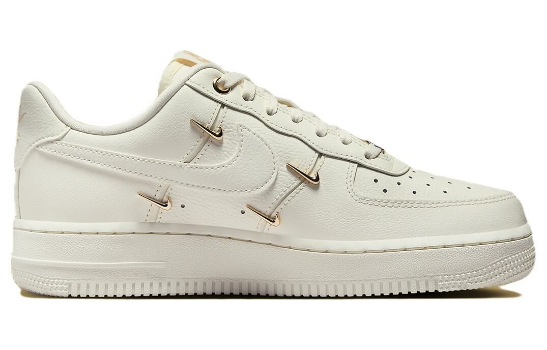 【代購】Nike Air Force 1 '07 Lx Cn Sail Gold Mini Swooshes Women's