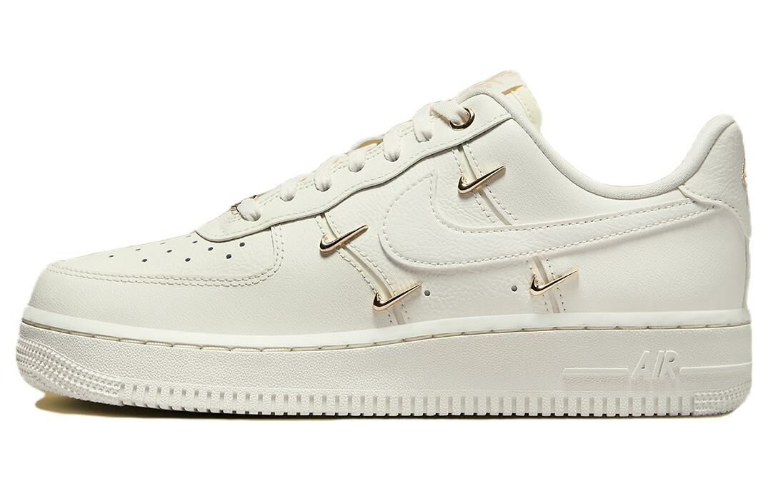 【代購】Nike Air Force 1 '07 Lx Cn Sail Gold Mini Swooshes Women's
