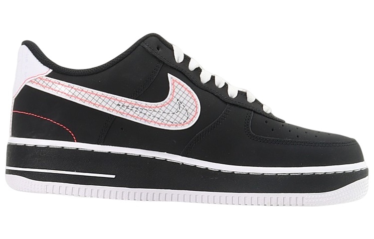 【代購】Nike Air Force 1 Low Schematic Black White Bright Crimson