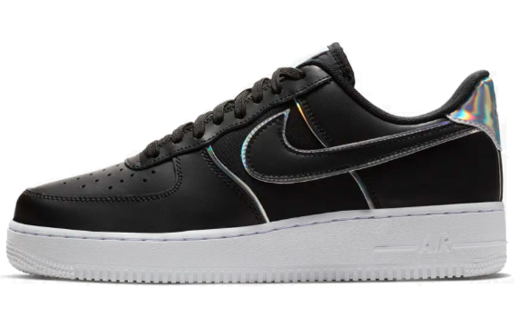 【代購】Nike Air Force 1 Low Black Iridescent Outline
