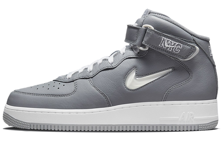 【代購】Nike Air Force 1 Mid Qs Jewel Nyc Cool Grey