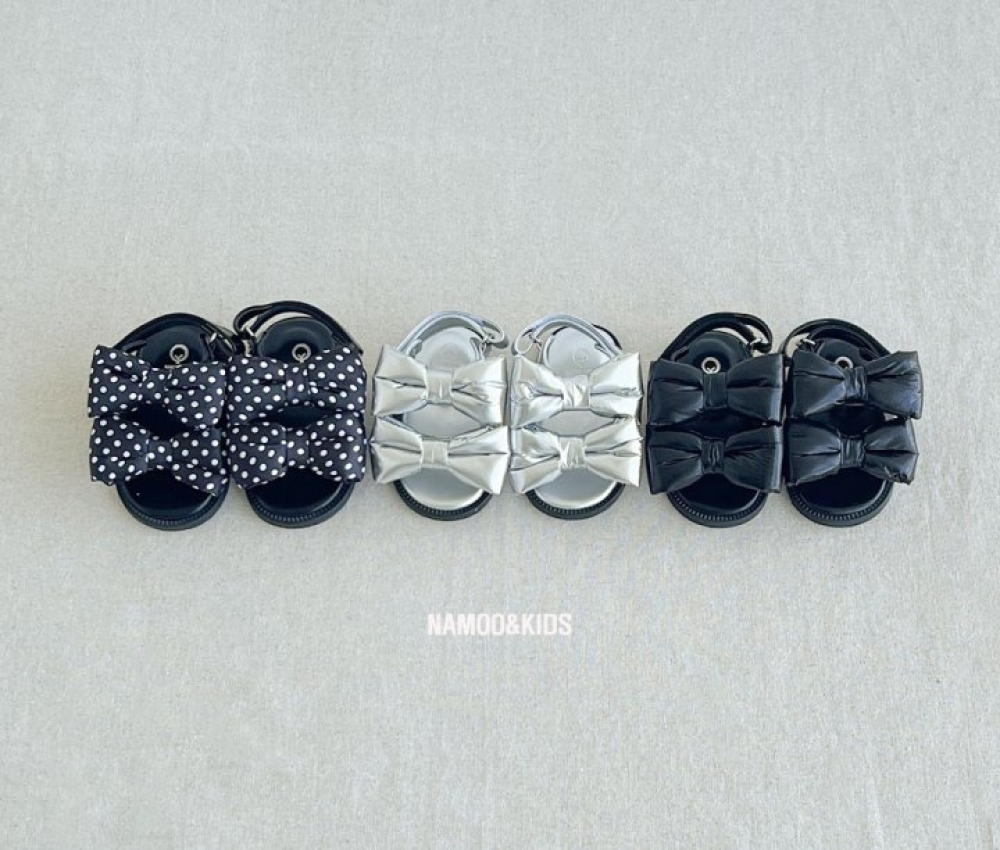 Namoo 布丁蝴蝶結涼鞋 / 3色