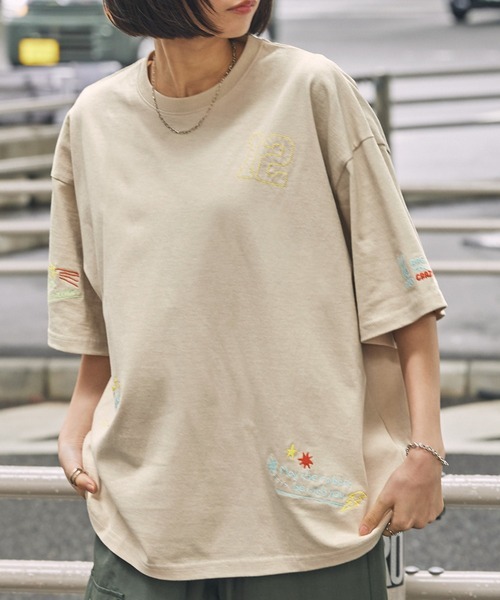 日牌 DOD x mono-mart 別注 Random Embroidery T-Shirt [sc1187]