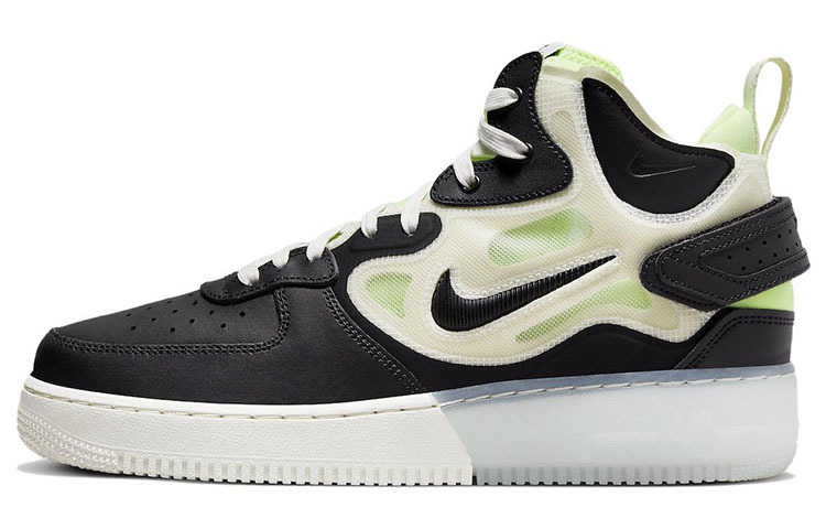 【代購】Nike Air Force 1 React Mid Black Sail Ghost Green