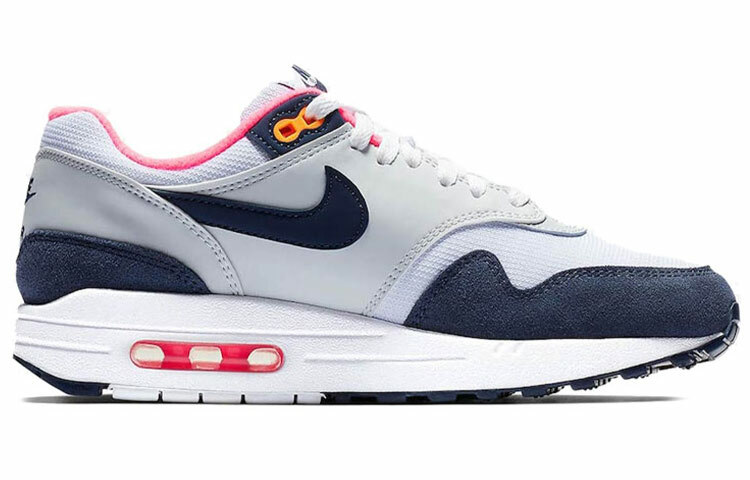 【代購】Nike Air Max 1 Pure Platinum Midnight Navy Racer Pink Women's