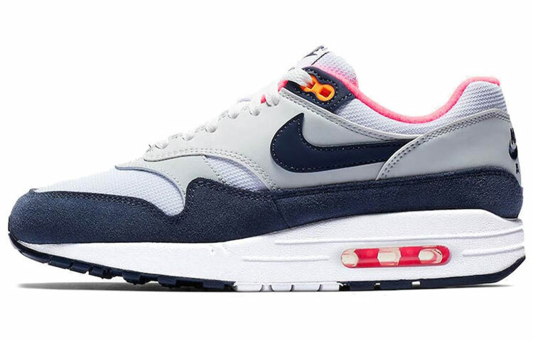 【代購】Nike Air Max 1 Pure Platinum Midnight Navy Racer Pink Women's