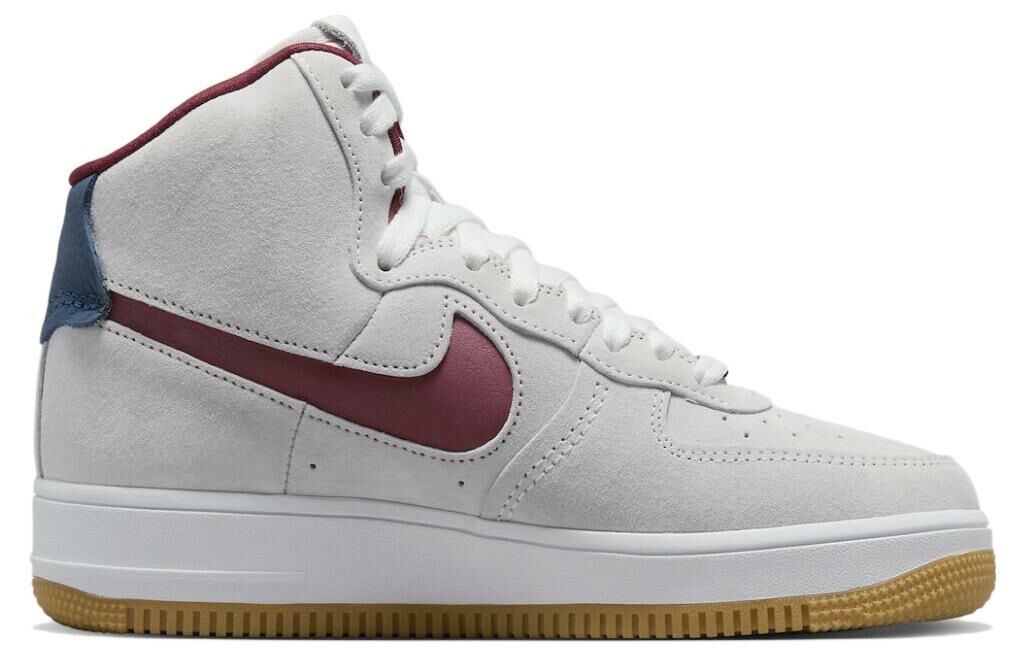 【代購】Nike Air Force 1 High Sculpt Grey Suede Women's