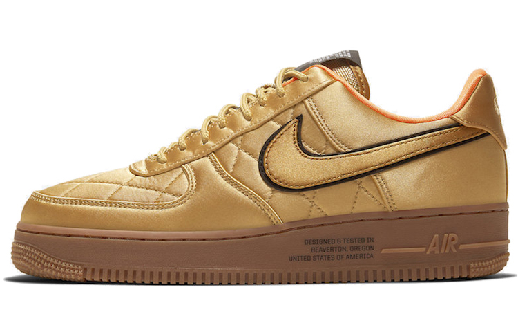 【代購】Nike Air Force 1 Low Quilted Satin Pack Wheat