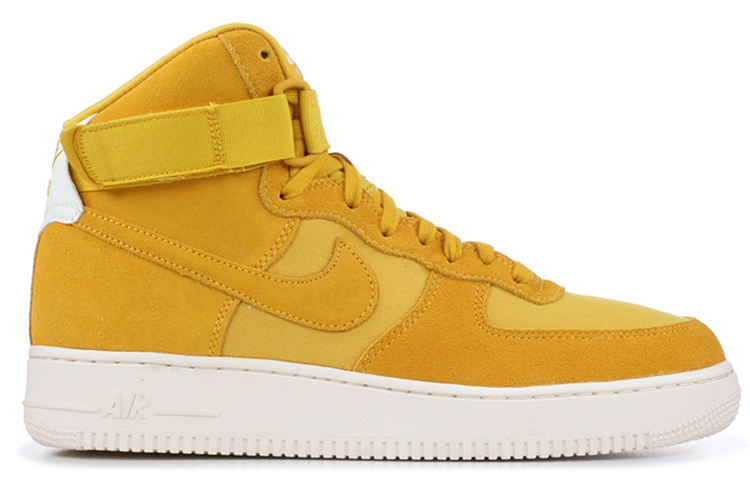 【代購】Nike Air Force 1 High '07 Suede Yellow Ochre