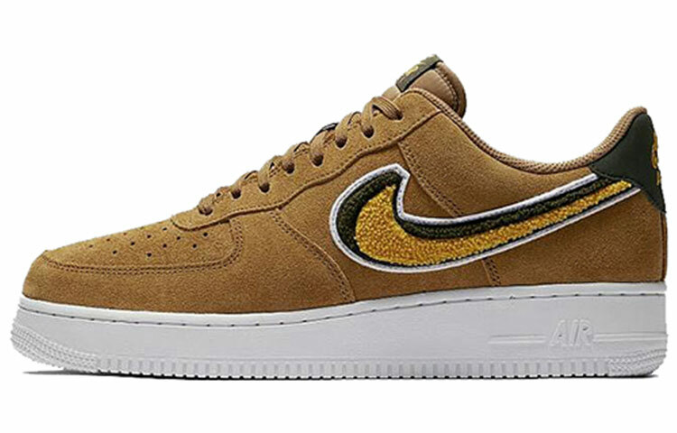 【代購】Nike Air Force 1 Low 3D Chenille Swoosh Muted Bronze