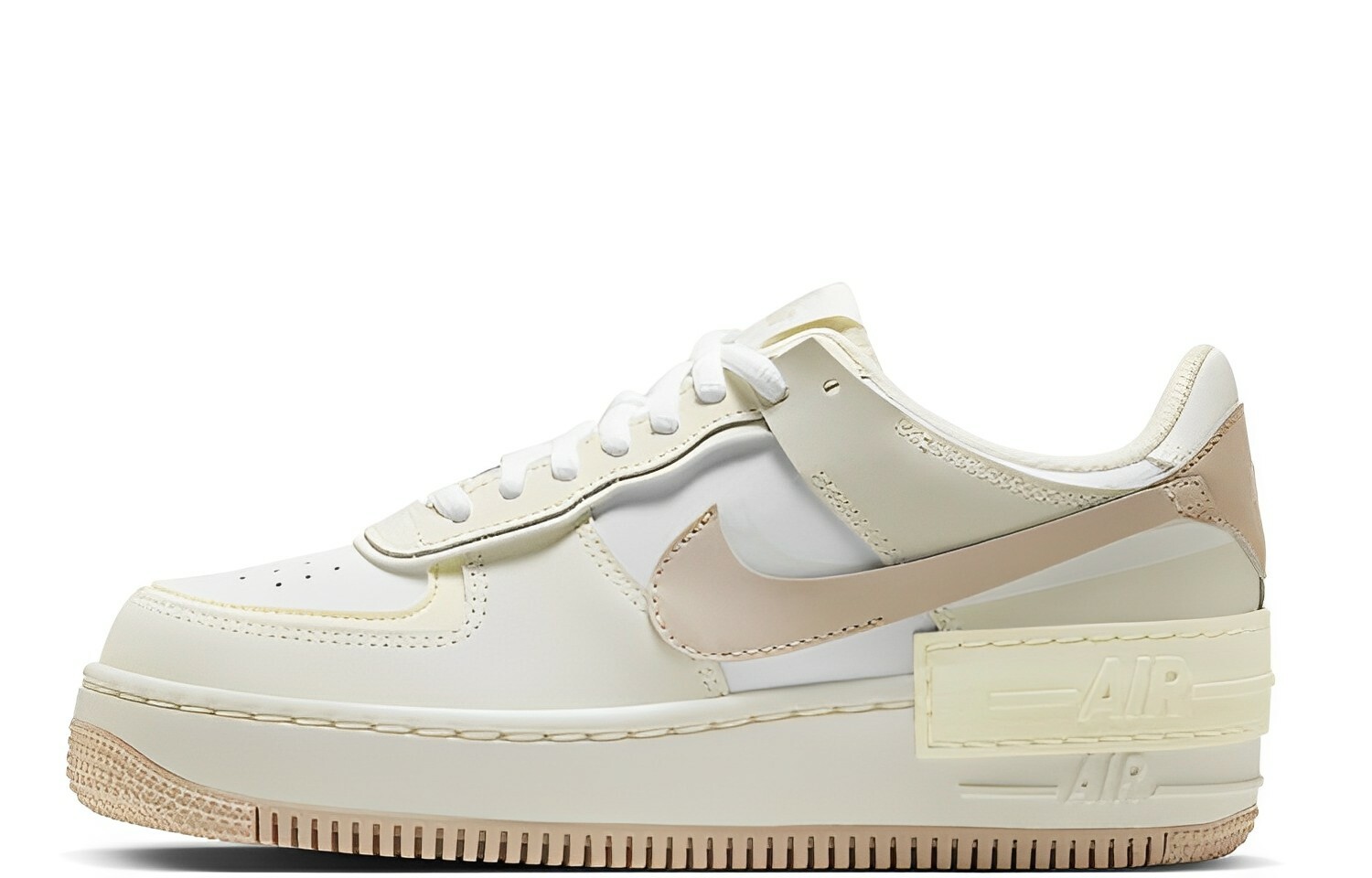 【代購】Nike Air Force 1 Shadow White Fossil Stone Women's’s