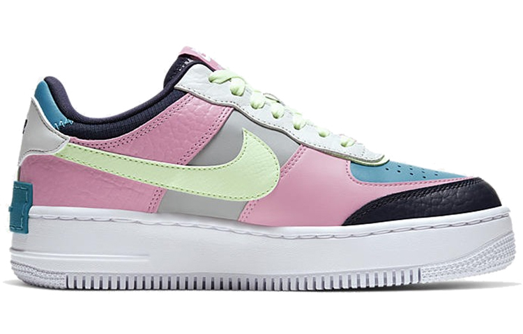 【代購】Nike Air Force 1 Low Shadow Barely Volt Oracle Aqua Women's