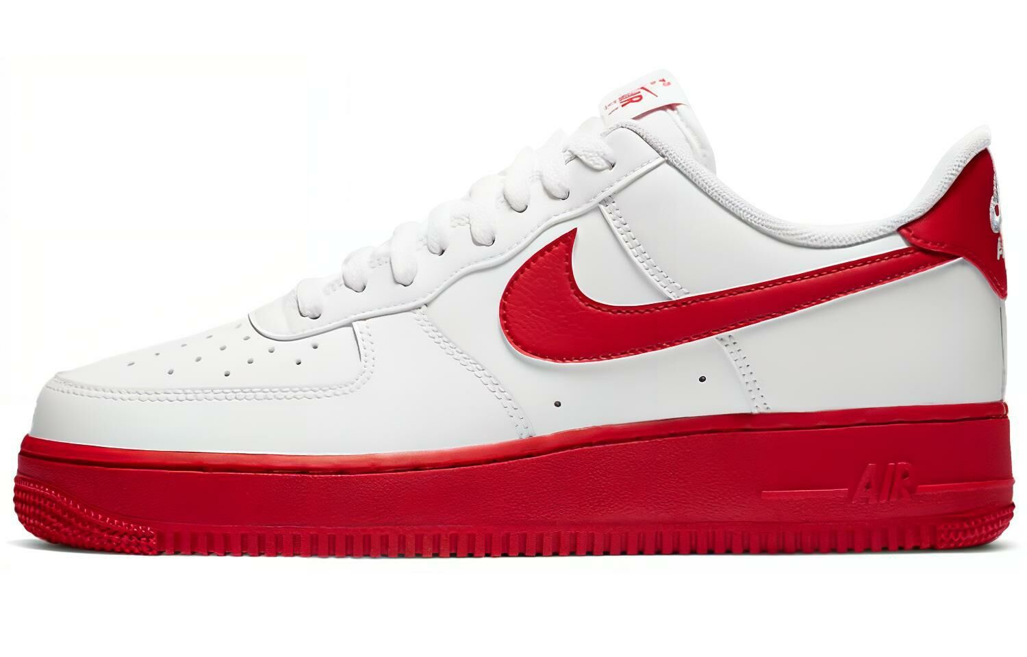 【代購】Nike Air Force 1 Low White Red Midsole