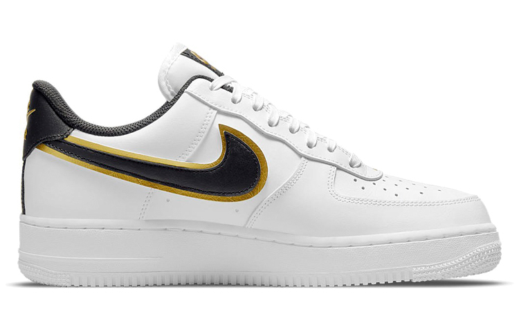 【代購】Nike Air Force 1 Low '07 LV8 Double Swoosh White Metallic Gold