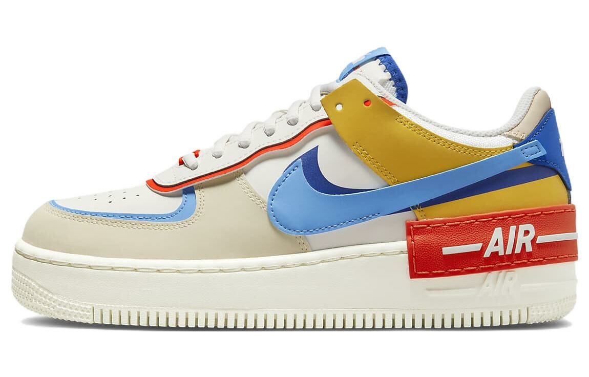 【代購】Nike Air Force 1 Low Shadow Sail Game Royal Rush Orange University Blue Women's