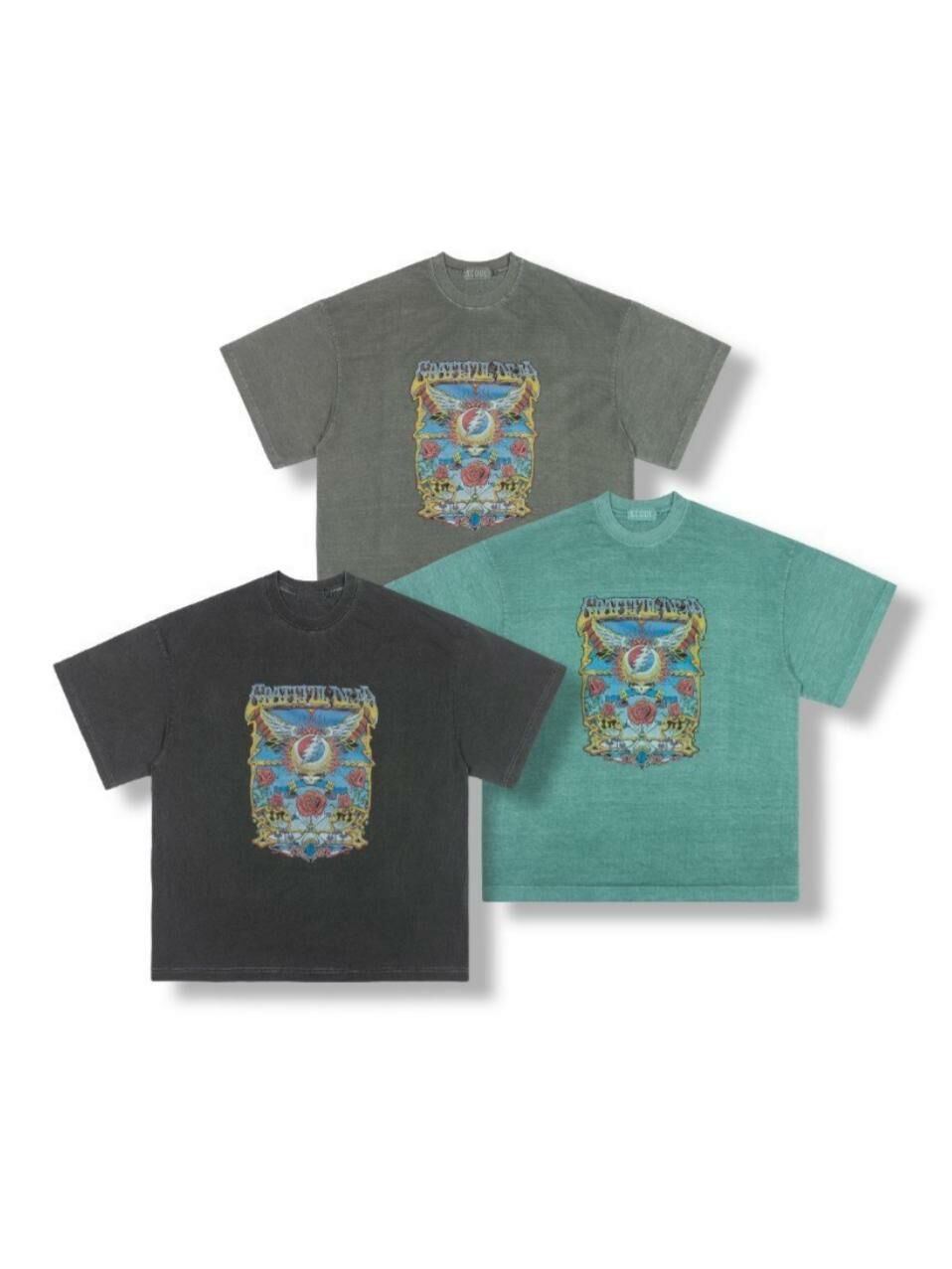 洗水英文字圖案短袖Tee 40324-018T