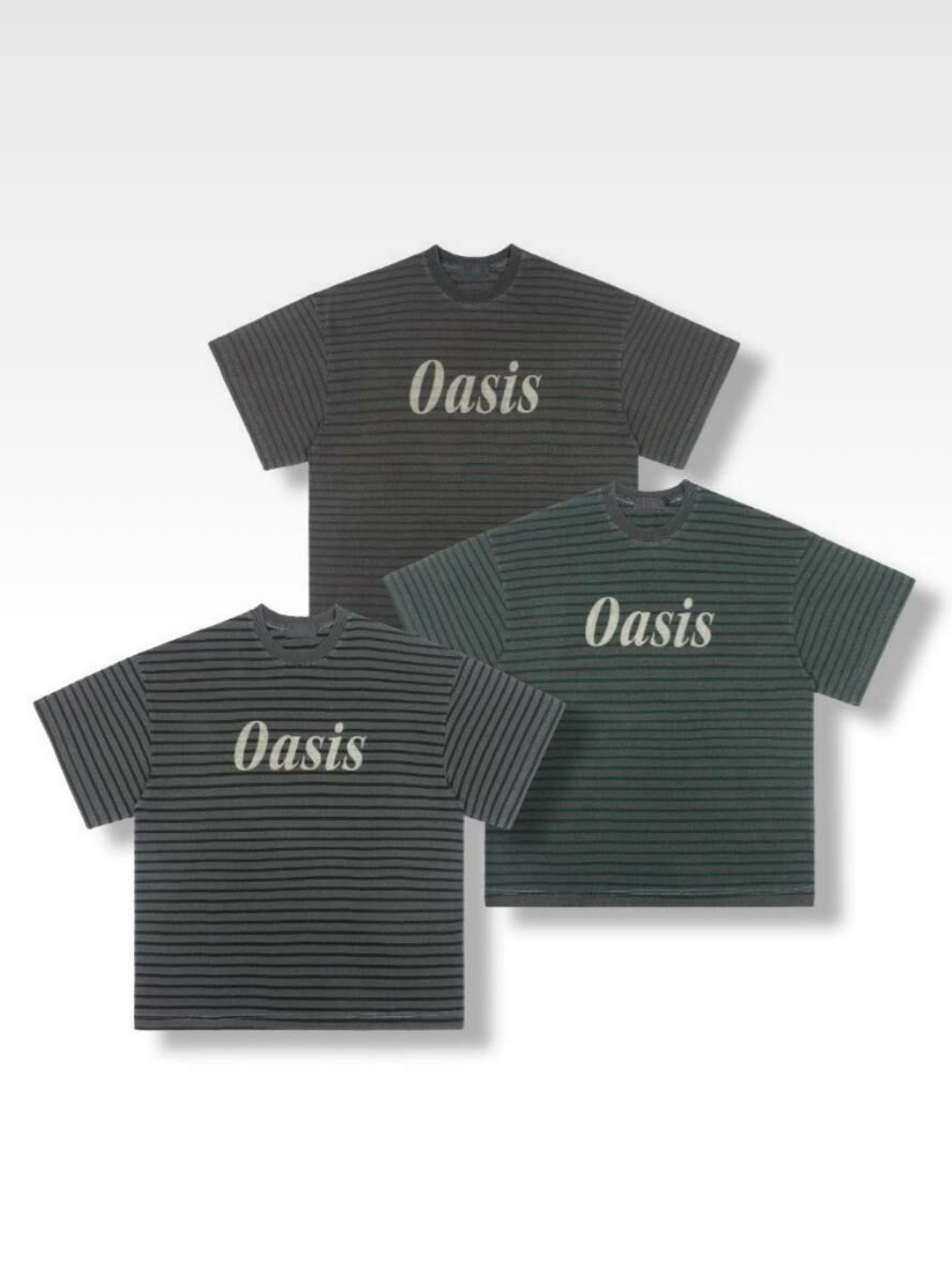 洗水橫間英文字短袖Tee 40324-019T