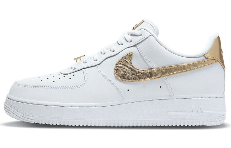 【代購】Nike Air Force 1 Low White Metallic Gold 2020