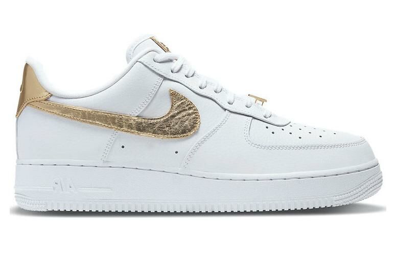 【代購】Nike Air Force 1 Low White Metallic Gold 2020