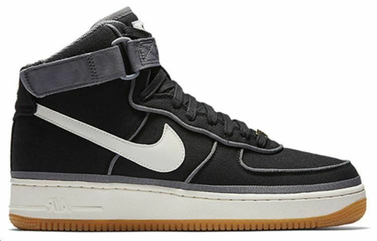 【代購】Nike Air Force 1 High '07 LV8 Black Sail Team Orange
