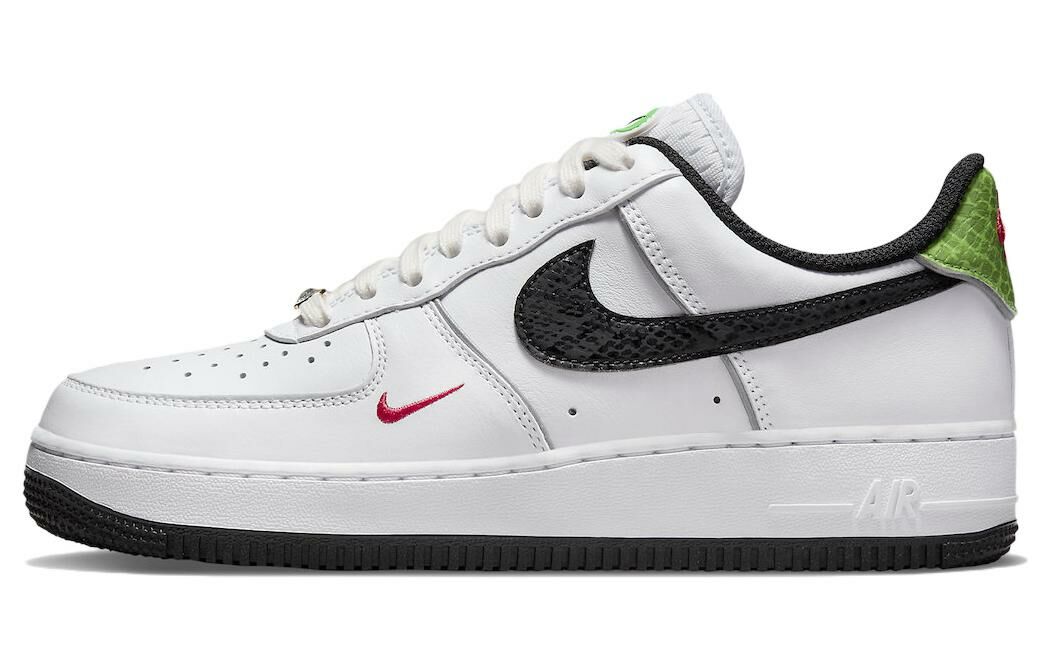 【代購】Nike Air Force 1 Low '07 Just Do It Snakeskin White Black Women's