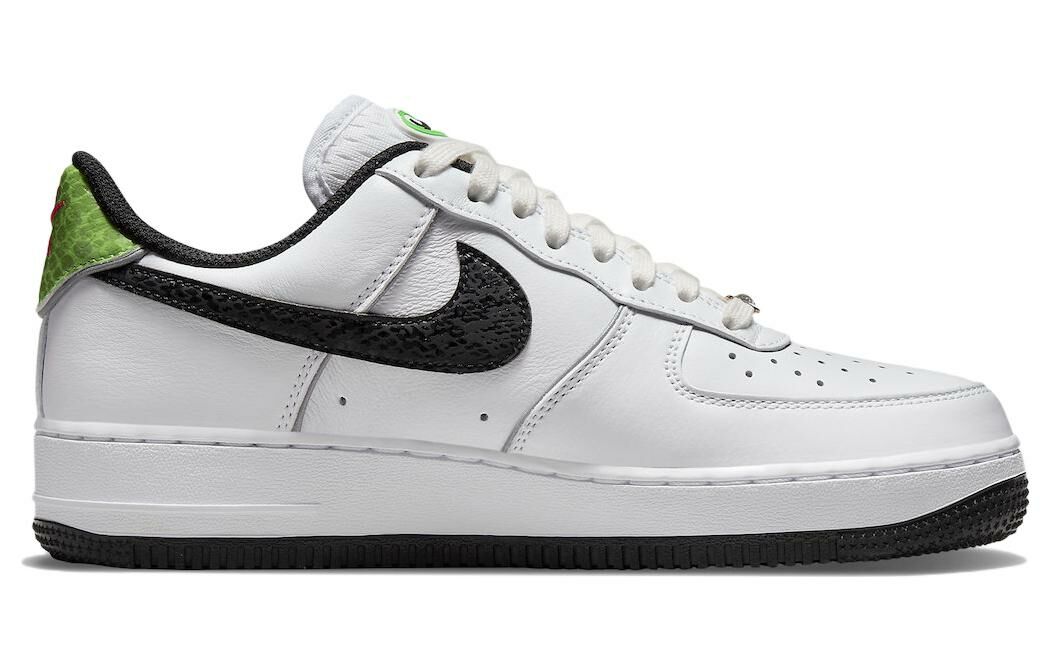 【代購】Nike Air Force 1 Low '07 Just Do It Snakeskin White Black Women's