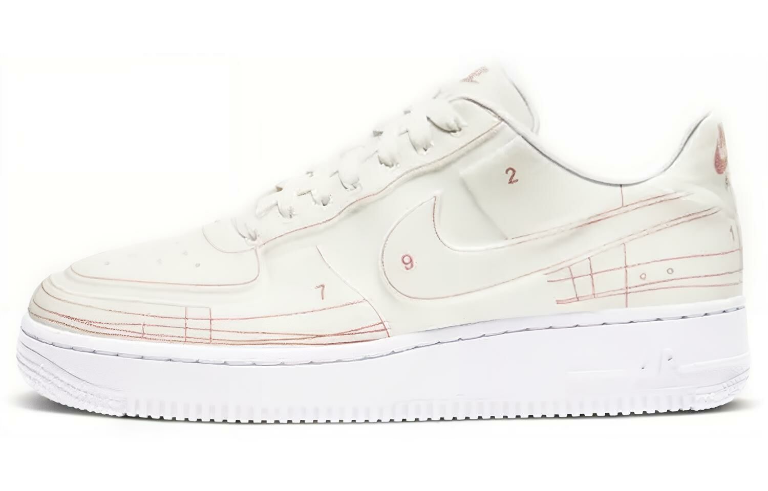 【代購】Nike Air Force 1 Low '07 Lx Blueprint Summit White Women's