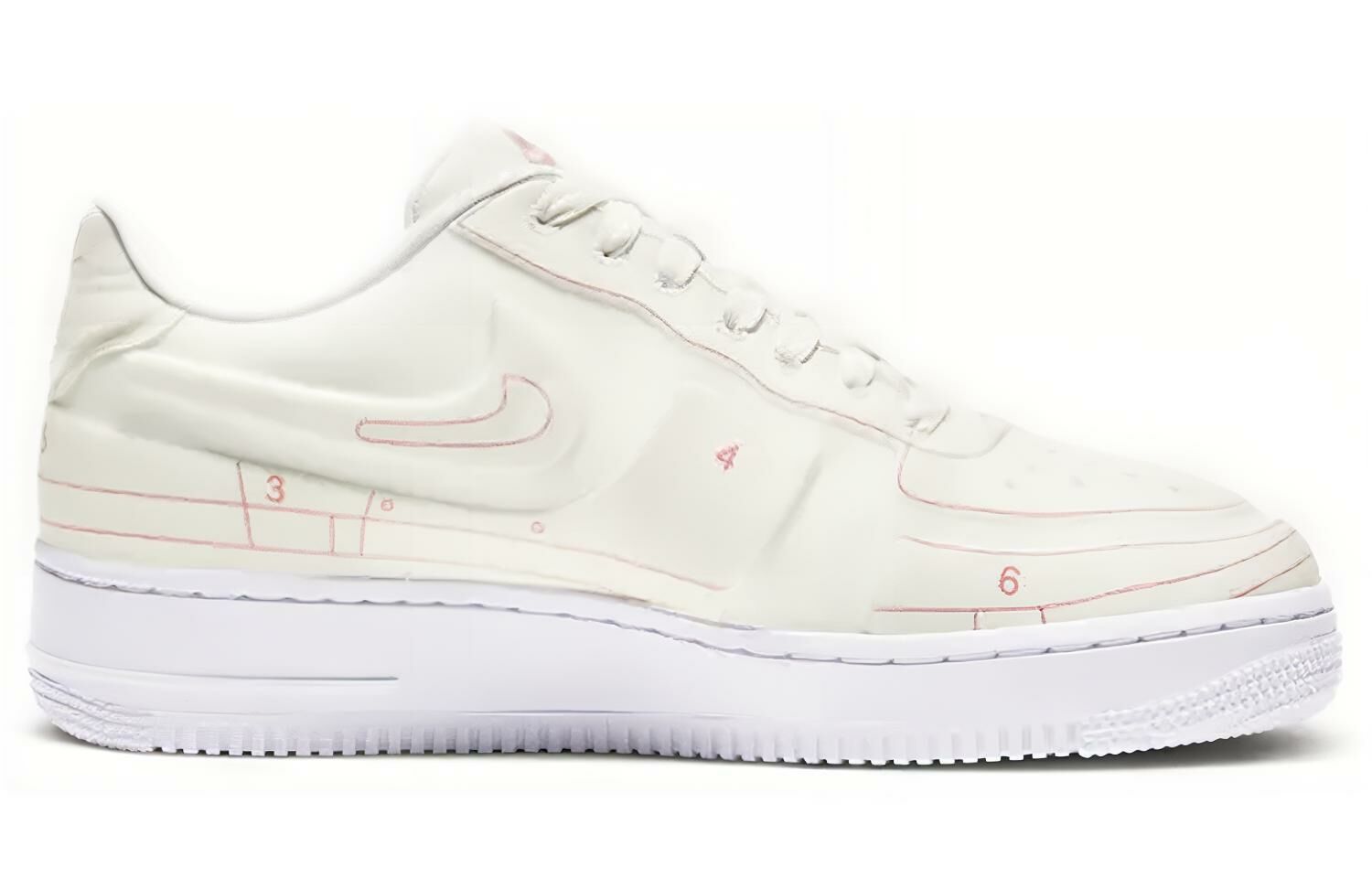 【代購】Nike Air Force 1 Low '07 Lx Blueprint Summit White Women's