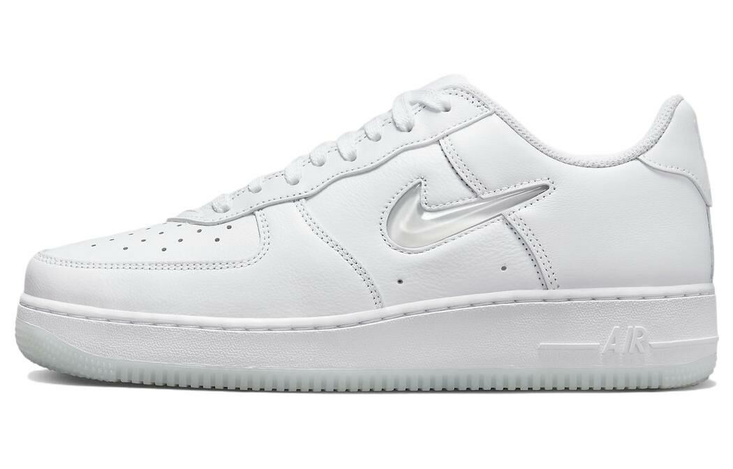 【代購】Nike Air Force 1 Low '07 Retro Color Of The Month Jewel Swoosh Triple White