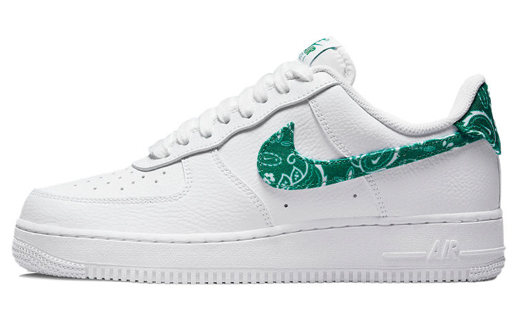 【代購】Nike Air Force 1 Low '07 Essential White Green Paisley Women's