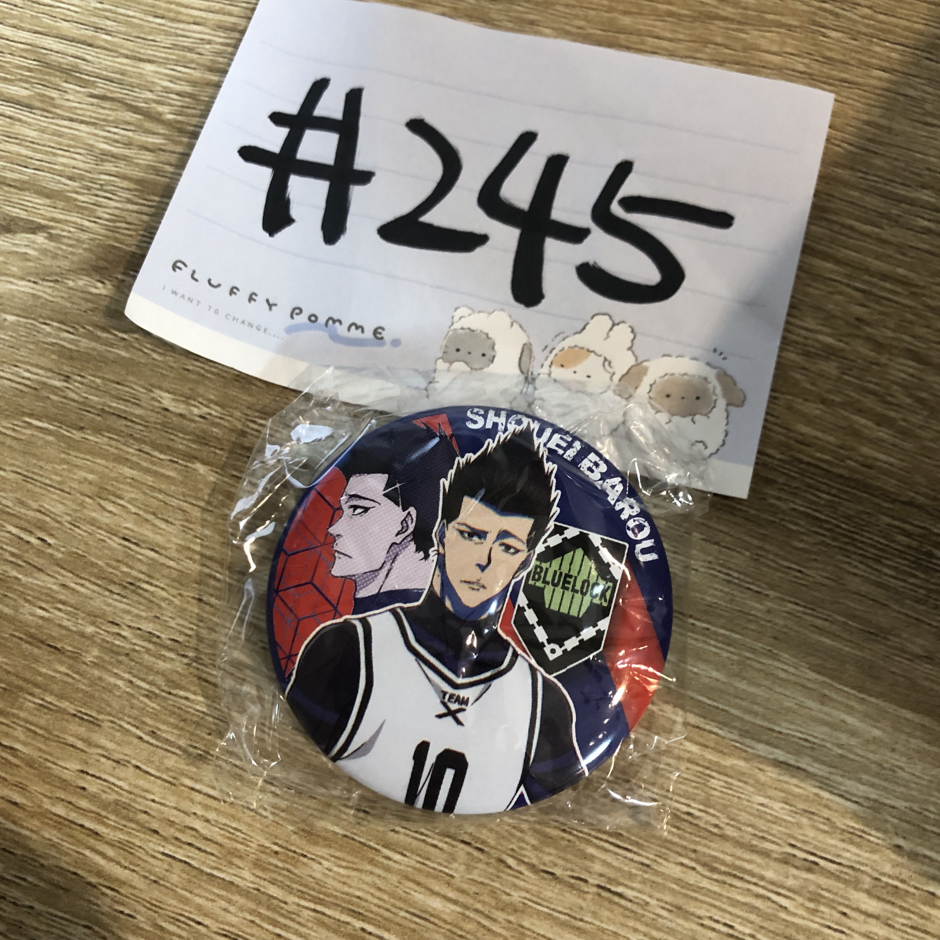 BlueLock 馬狼 襟章 #245