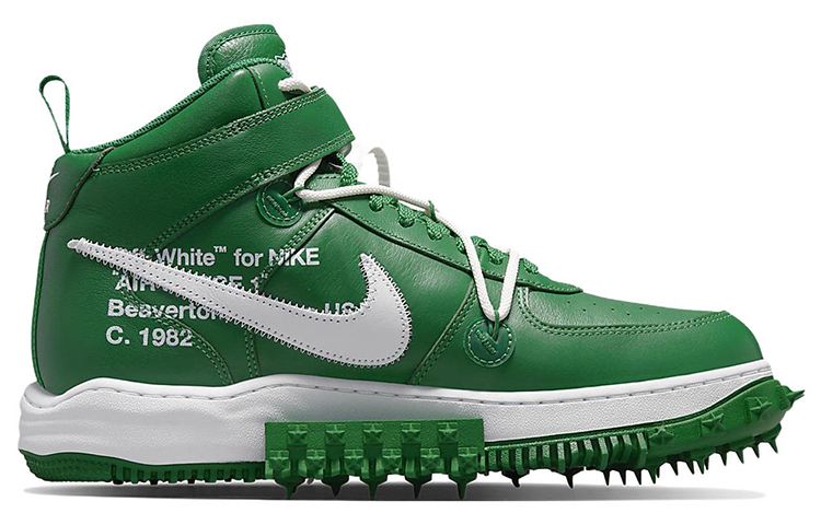 【代購】Nike Air Force 1 Mid Off White Pine Green