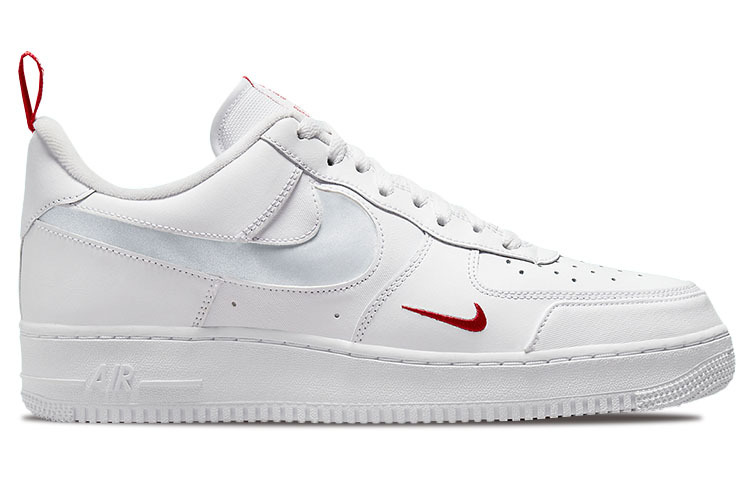 【代購】Nike Air Force 1 Low Reflective Swoosh White University Red