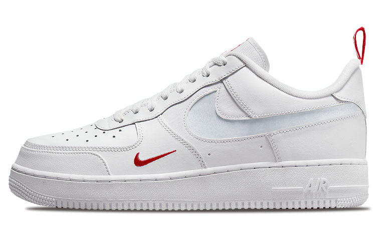 【代購】Nike Air Force 1 Low Reflective Swoosh White University Red