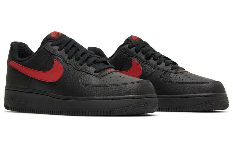 【代購】Nike Air Force 1 Low Black University Red