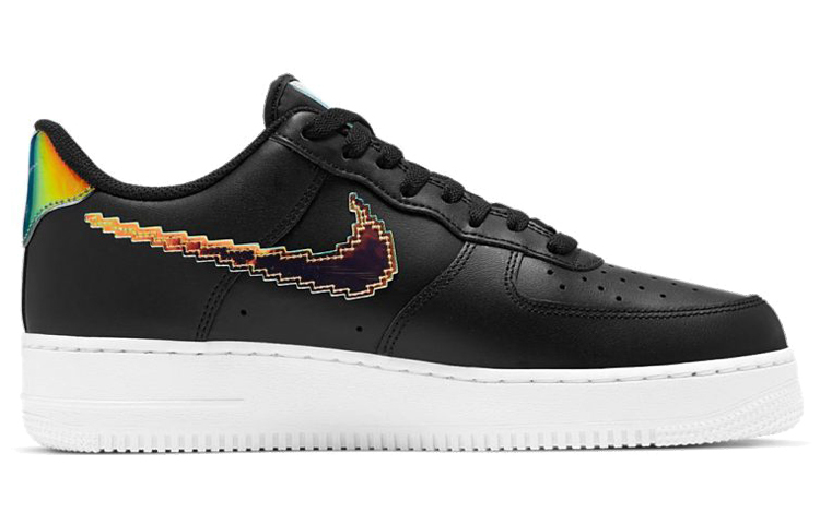 【代購】Nike Air Force 1 Low '07 LV8 Iridescent Pixel Swoosh Black