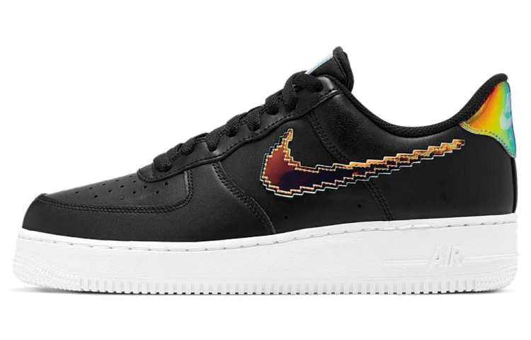 【代購】Nike Air Force 1 Low '07 LV8 Iridescent Pixel Swoosh Black