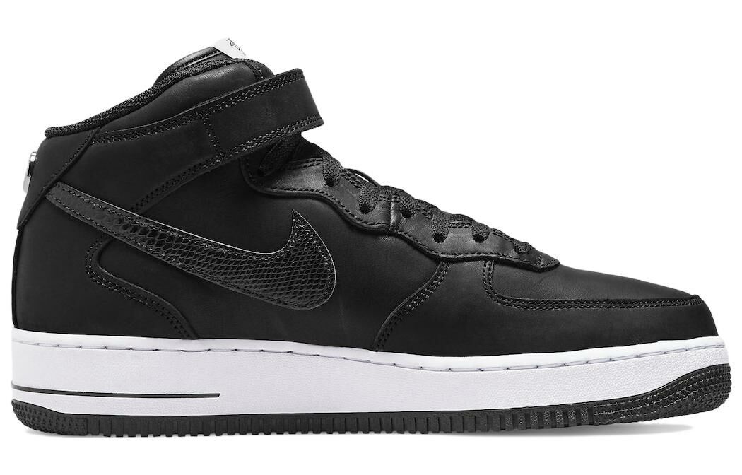 【代購】Nike Air Force 1 Mid Stussy Black White
