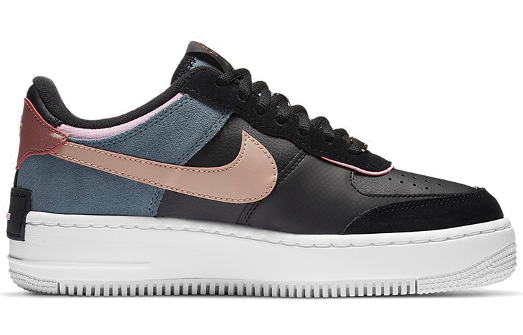 【代購】Nike Air Force 1 Low Shadow Black Light Arctic Pink Claystone Red Women's