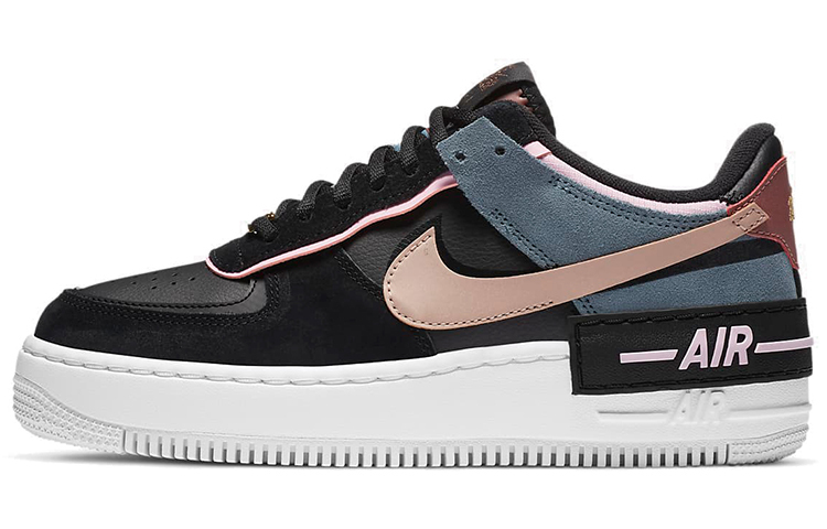 【代購】Nike Air Force 1 Low Shadow Black Light Arctic Pink Claystone Red Women's