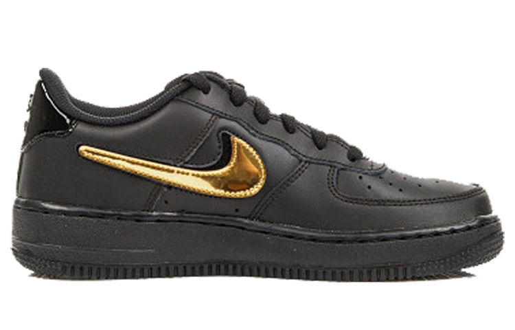 【代購】Nike Air Force 1 LV8 3 'Removable Swoosh - Black' GS