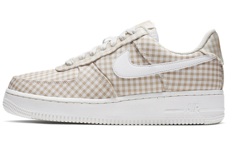 【代購】Nike Air Force 1 Low Qs Beige Gingham Women's