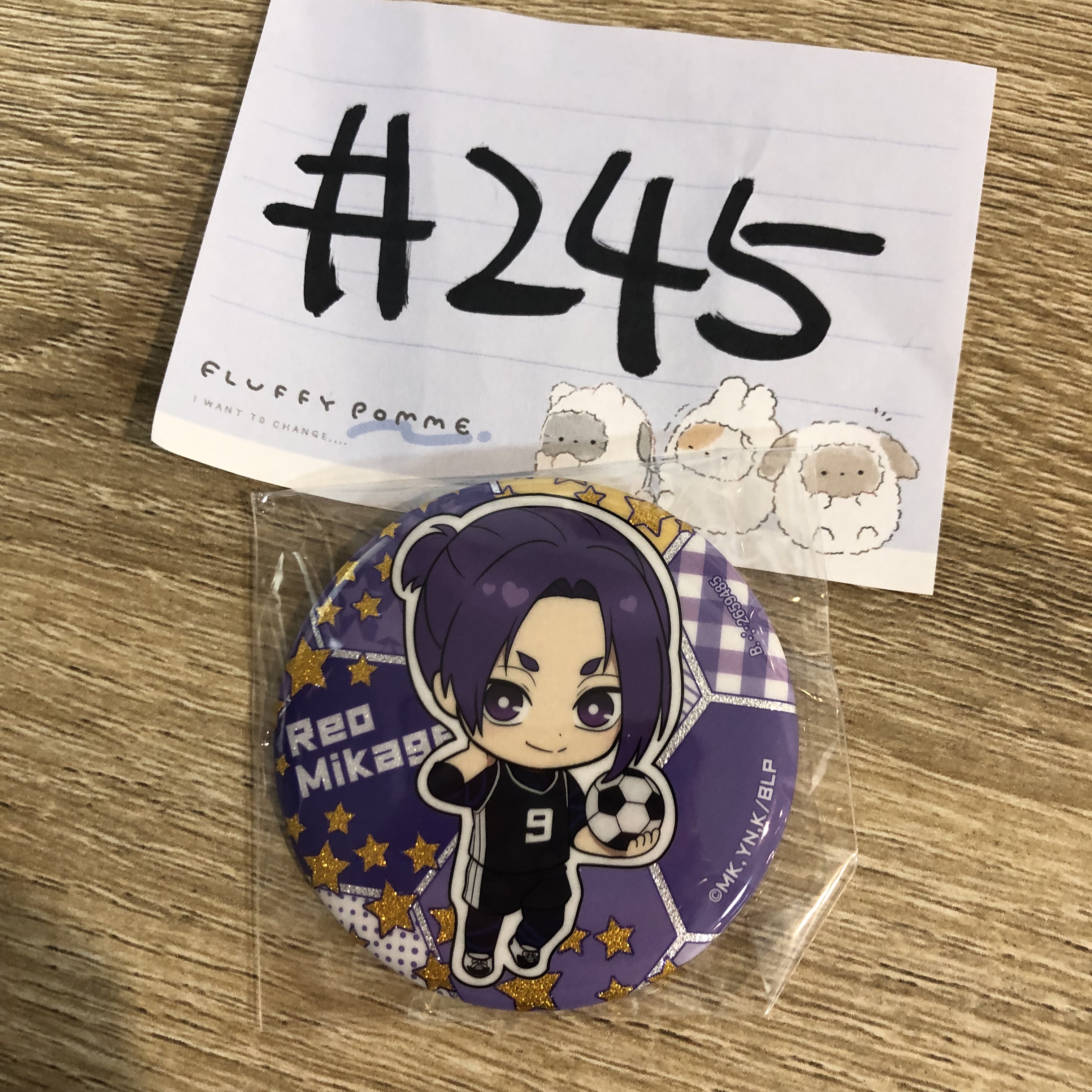 BlueLock 玲王  襟章 #245