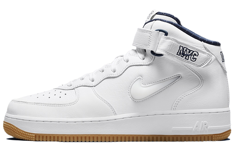 【代購】Nike Air Force 1 Mid Qs Jewel Nyc White Midnight Navy