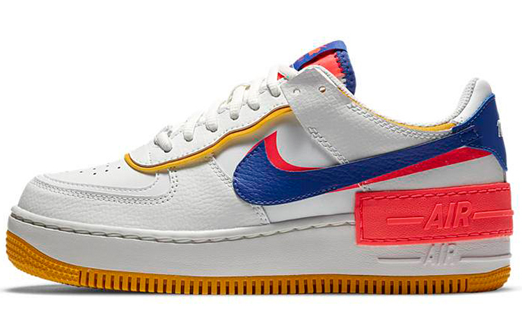 【代購】Nike Air Force 1 Low Shadow White Flash Crimson Astronomy Blue Women's